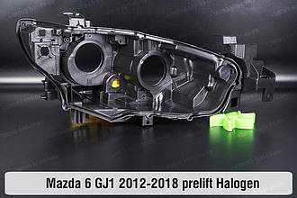 Корпус фари Mazda 6 GJ1 Halogen (2012-2018) III покоління дорестайлінг правий