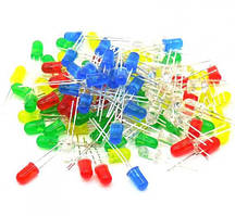 Набір світлодіодів 100 шт 5мм 3мм 5 X 20