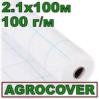 Агроткань 2.1х100м, P-100 (100 г/м) мульчирующая белое Agrocover (Чехия)