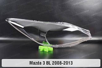 Скло фари Mazda 3 BL (2008-2013) II покоління праве