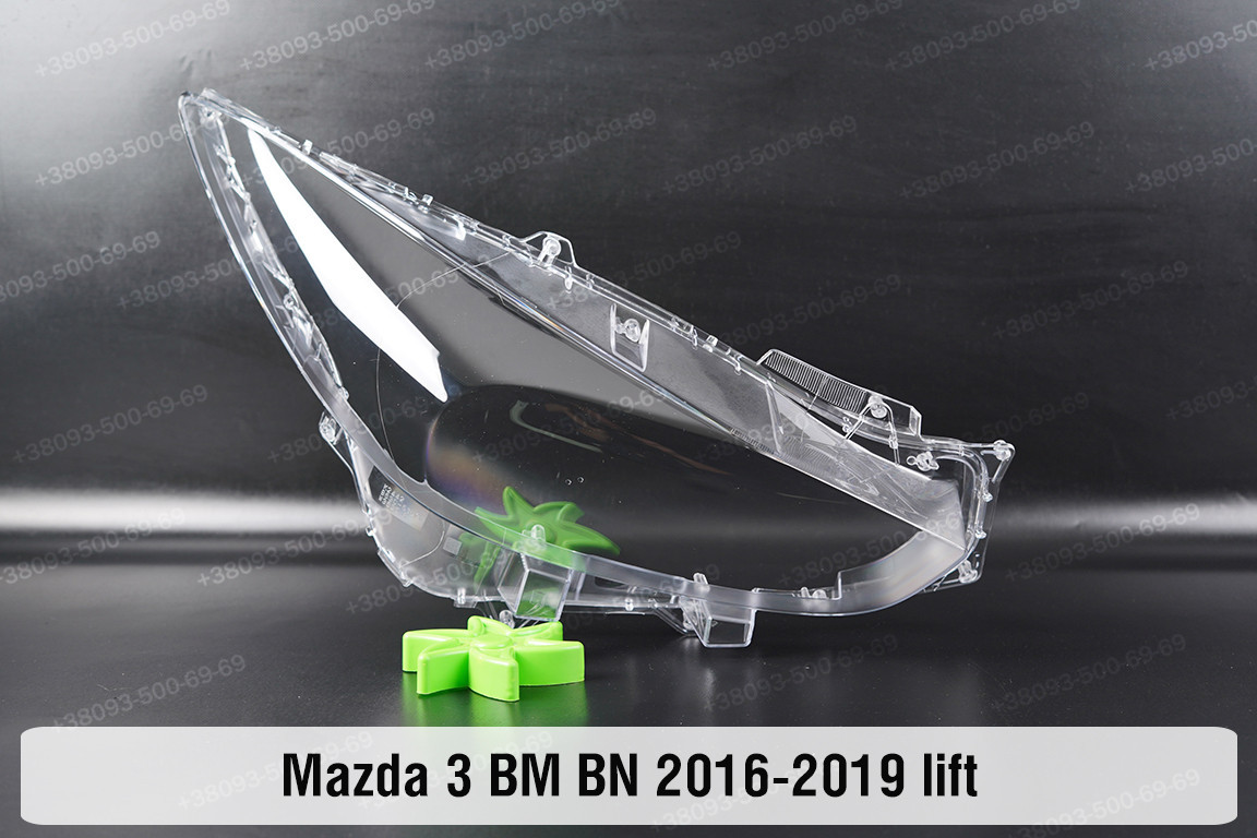 Скло фари Mazda 3 BM BN (2016-2019) рест праве
