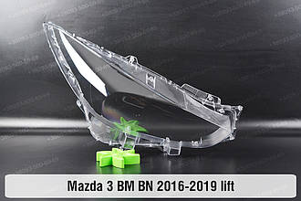 Скло фари Mazda 3 BM BN (2016-2019) рест праве