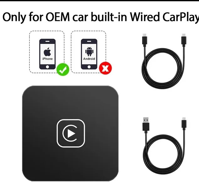 Адаптер бездротовий Bluetooth Apple CarPlay Wireless для автомобілів, фото 1