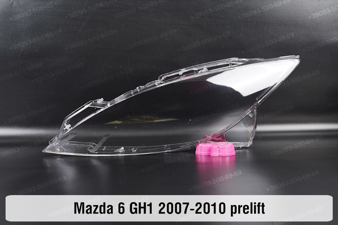 Скло фари Mazda 6 GH1 (2007-2010) дорест ліве