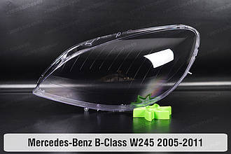 Скло фари Mercedes-Benz B-Class W245 T245 (2005-2011) ліве