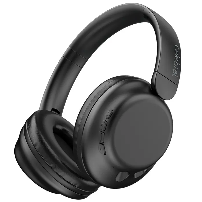 Безпровідні навушники з мікрофоном Celebrat A32 Чорний, фото 1