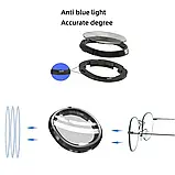 Лінзи ZR3 для Meta Quest 3 замість окулярів у разі короткозорості з магнітним кріпленням, Anti Blue — L:-6.0D R:-6.0D, фото 6