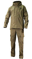 Костюм для рыбалки демисезонный Fishing ROI OUTDOOR Softshell хаки, размеры 54, 56, 58