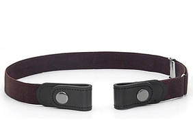 Еластичний пояс ремінь універсальний коричневий