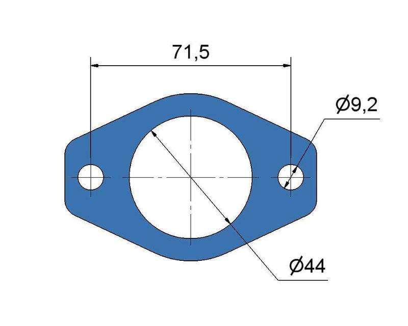 Прокладки для турбіни Nissan 2.5D 14411EC00E, 14411EC00C, 14411EC00B,14411EB70B, 14411EB70A, 14411EB70C, 14411EB71C