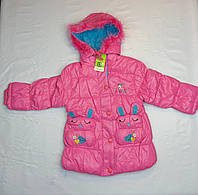 Курточка для девочки весной на легком флисе.