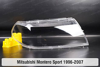 Скло фари Mitsubishi Montero Sport (1996-2007) I покоління праве