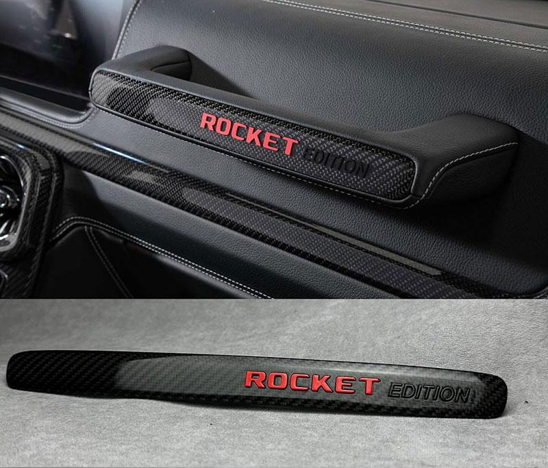 Карбонова вставка Rocket Edition в ручку бардачка Mercedes G-class W463a