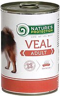 Nature's Protection Adult Veal вологий корм для собак із телятиною 800 г