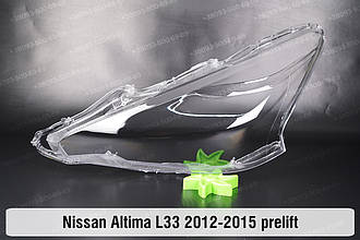 Скло фари Nissan Altima L33 (2012-2015) V покоління дорестайлінг ліве