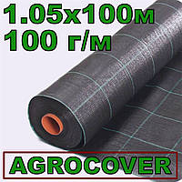 Агроткань 1.05х100м, P-100 (100 г/м) мульчирующая черная Agrocover (Чехия)