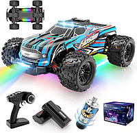 Hosim RC Cars 1:14 с разноцветными светодиодными фонарями, 40 км/ч