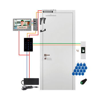 Комплект СКУД з домофоном та магнітним замком 280кг GV-509