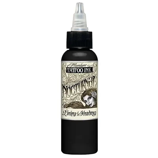 30 мл Тату фарба Lining & Shading Black Nocturnal Tattoo Ink Nocturnal Bishop, фото 1