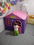Дитячий ігровий пластиковий будиночок зі шторками ТМ Doloni (середній), фото 7