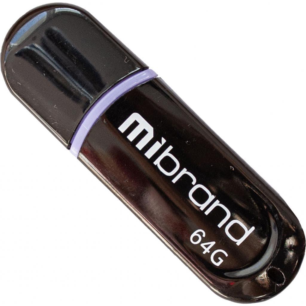 Флешка Mibrand USB 2.0 Panther 64Gb Black (MI2.0/PA64P2B)