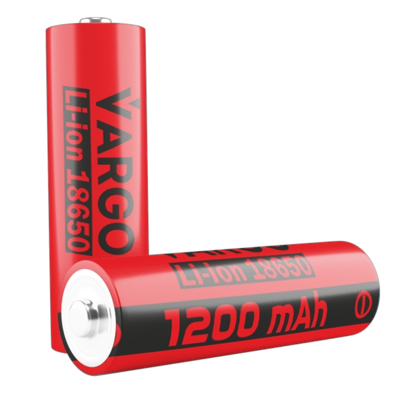 Акумулятор літій-іонні 18650 VARGO 1200mAh 3.7 V (із захистом) (111879)