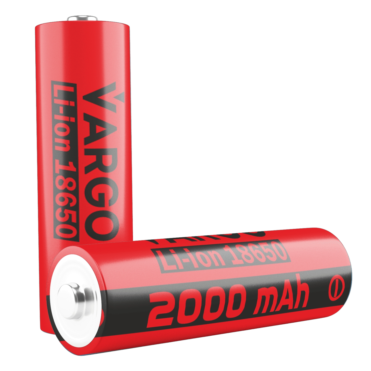 Акумулятор Li-ion 18650 VARGO 2000mAh 3.7 V (із захистом) (111881)