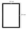 Захисне скло BeCover 10D для планшета Samsung Galaxy Tab S6 Lite 10.4" 2024 (SM-P620 / SM-P625) - Black, фото 4