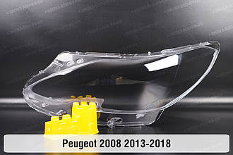 Скло фари Peugeot 2008 (2013-2018) I покоління ліве