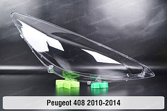 Скло фари Peugeot 408 (2010-2014) праве