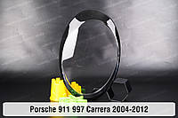 Стекло фары Porsche 911 997 Carrera Black (2004-2012) VI поколение левое