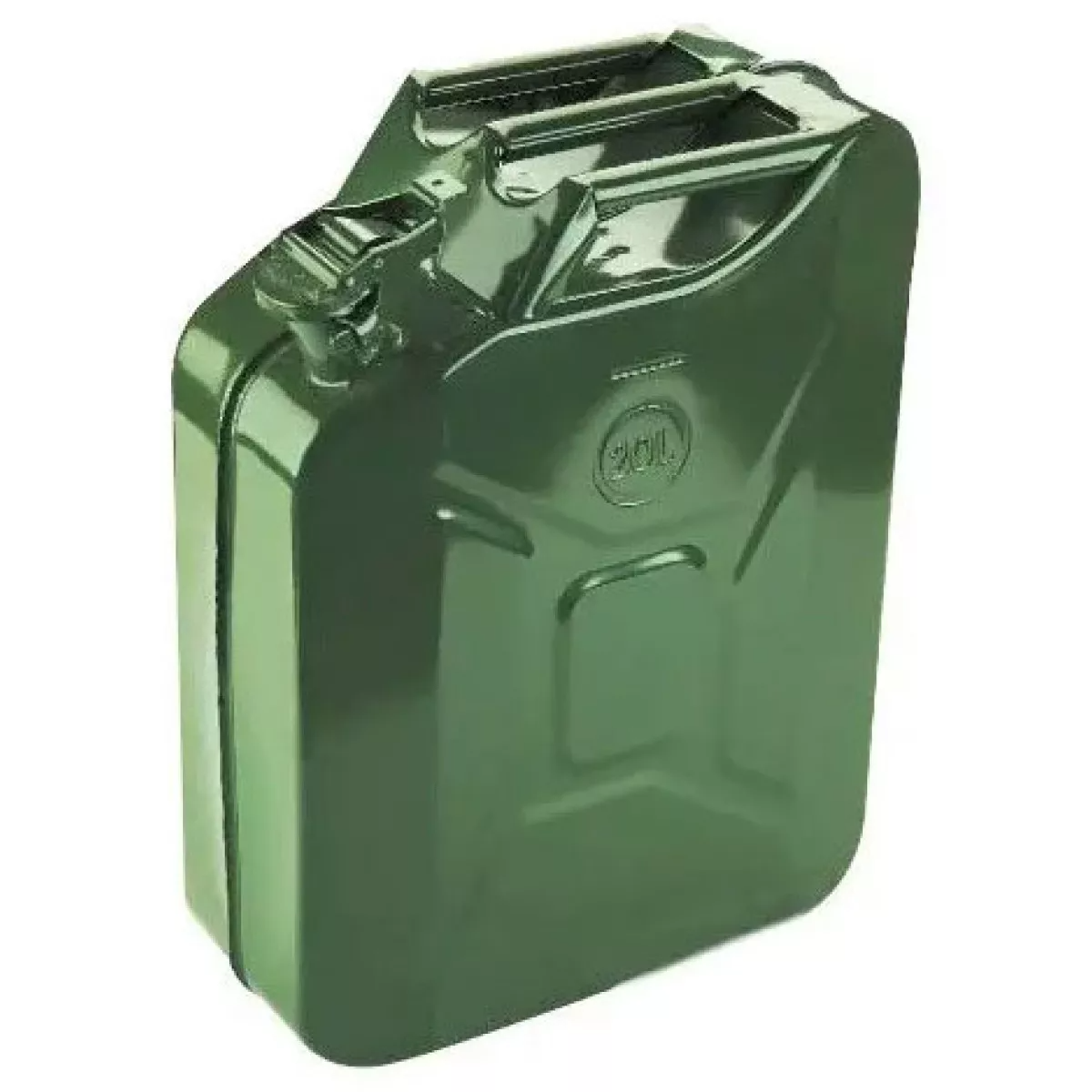 Металева каністра вертикальна Сталь 20 л, фото 1