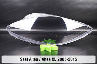 Скло фари Seat Altea / Altea XL (2005-2015) I покоління ліве