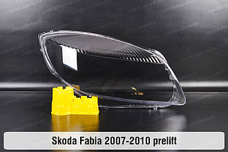 Скло фари Skoda Fabia (2007-2010) II покоління дорестайлінг праве