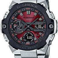 Наручний чоловічий спортивний оригінальний годинник Casio Касіо джі шок G-SHOCK GST-B400AD-1A4 Bluetooth SLIM