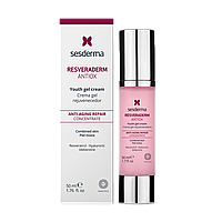 Сесдерма Концентрований омолоджувальний гель крем SesDerma Antiox Resveraderm Cream Gel, 50 мл