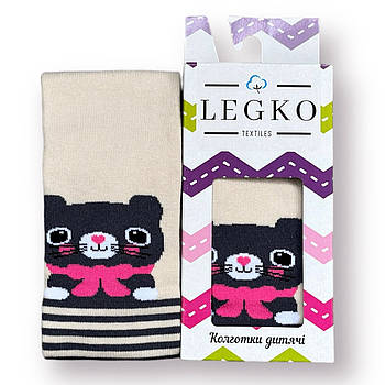 Колготки дитячі демісезонні бавовна LEGKO, 14 розмір, 86-92 см, 2-3 роки, 19214