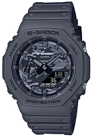 Часы Casio G-Shock GA-2100-1A2 наручные мужские спортивные камуфляжные | часы Casio оригинал с гарантией
