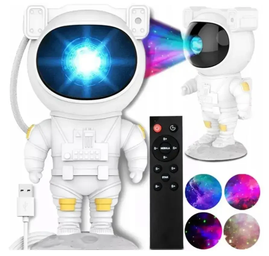 Ночник проектор космонавт ночного неба 3d Ночник-проектор, Детские светильники, ночники - фото 9 - id-p2102668119