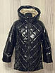 Жіноча осінка куртка великих розмірів M-XXXL  чорний + червоний, фото 8