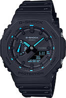Мужские часы Casio G-Shock GA-2100-1A2 наручные спортивные черные | оригинал, гарантия