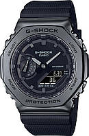 Мужские часы Casio G-Shock GM-2100BB-1A наручные спортивные черные | оригинал, гарантия