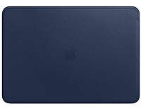 Оригинальный кожаный чехол Apple Leather Sleeve Midnight Blue для Macbook Pro 15" MRQU2ZM/A