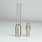 Швидкороз'ємне з'єднання пневматичне E02-3PN Ø6,5х10 (переходник с пружиной)