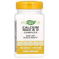 Комплекс Кальций Магний Витамин Д Nature's Way Calcium Mag & D Complex 100 капсул