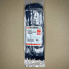 Хомут пластиковий 4,8*300 мм (100 шт./пач.), чорний INTERTOOL TC-4831