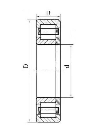 Підшипник 92705Е (PN 20011.TN)  BEL, розміри:25*55*18, фото 2