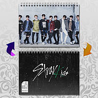 Скетчбук А5 48 л. 150 гр.м² K-Pop Group Stray Kids 004