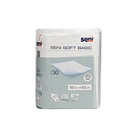 Пелюшки для немовлят Seni Soft Basic 60х60 см 30 шт (5900516692308)