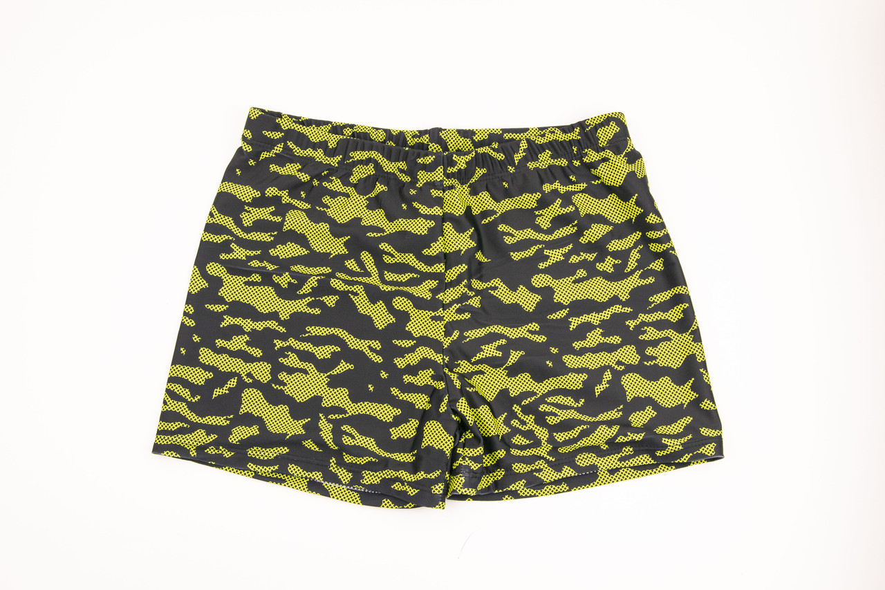 Боксери для купання підліткові (арт.13-207) чорний/жовтий 44